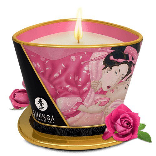 274500 Массажная свеча Shunga Розовые лепестки 170 мл