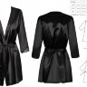 Satinia robe Комплект S/M black 