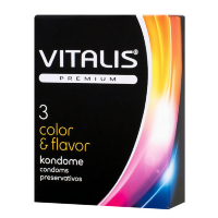 Виталис презервативы color-flavor (цветные/ароматизированные) 3 шт