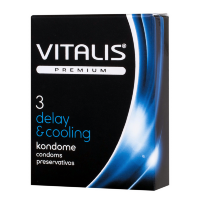 Виталис презервативы delay-cooling (продлевающий эффект) 3 шт