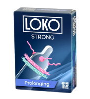 Локо STRONG презерватив с продлевающей смазкой 1 шт.