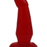 30153 Изогнутая анальная пробка Honey Dolls красная 13 см х 3,5 см