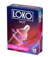 Локо HOT презерватив с возбуждающей смазкой 1 шт.