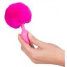 518212 Силиконовая анальная пробка с розовым хвостиком Colorful Joy Bunny