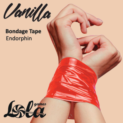 1169-01 Бондажная лента-скотч Vanilla Endorphin Red