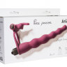 1202-02 Вибронасадка для двойного проникновения Pure Passion Jungle Bunny Wine red