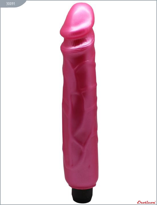 30091 Вибратор розовый перламутр 25,5 см х 4,5 см