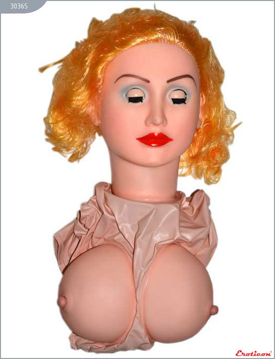 30365 Кукла Блондинка с вибровагиной (кудрявые волосы)