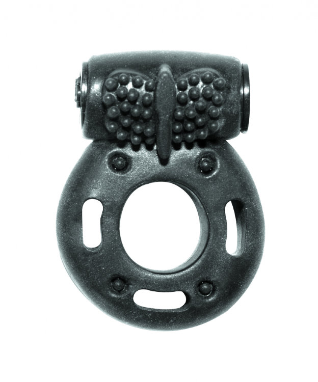 0114-82 Эрекционное кольцо с вибрацией Rings Axle-pin black