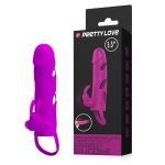 026216-1 Вибронасадка на пенис фуксия 5,5" Preetty Love