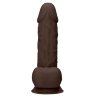 076 Коричневый имитатор Silicone Dildo 21,6 см х 5 см