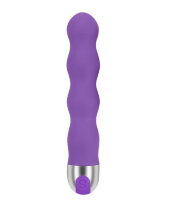 1410 Вибростержень фиолет Волна USB 14 см х 2 см