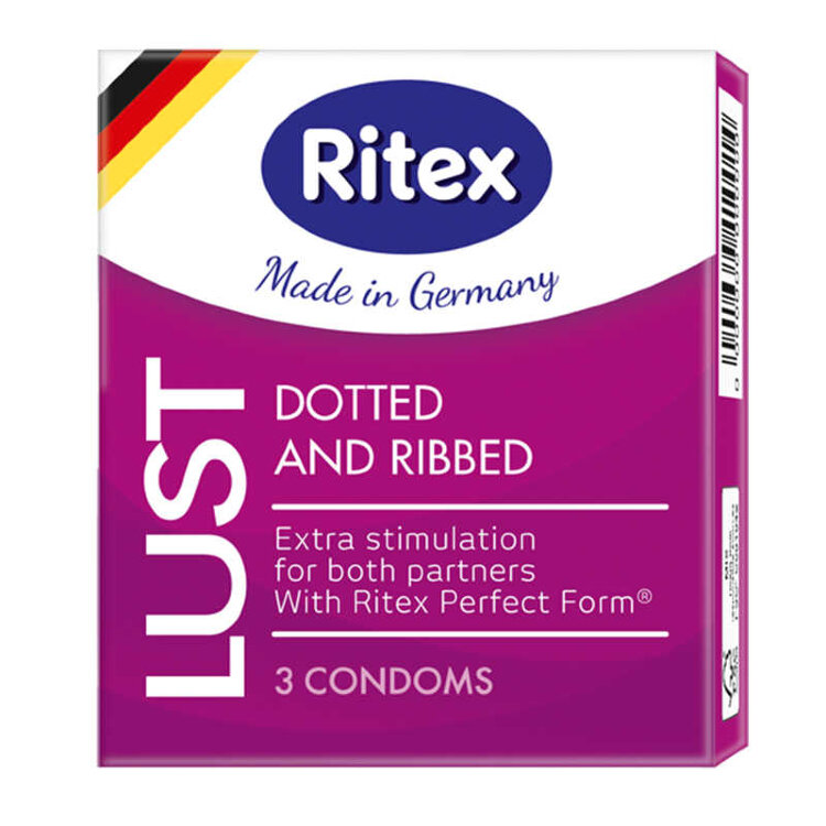 Ритекс LUST презервативы (рифленые с пупырышками) 3 шт