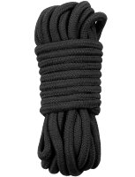 001-03 Верёвка чёрная Fetish Bondage Rope для бондажа 10 м