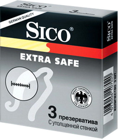 Сико Extra safe 3 шт.(презервативы)