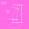 15019 Розовая втулка Ёлочка Cosmo Dream 9,5 см
