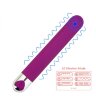 822620-1 Фиолетовый минивибратор с USB 13,5 см